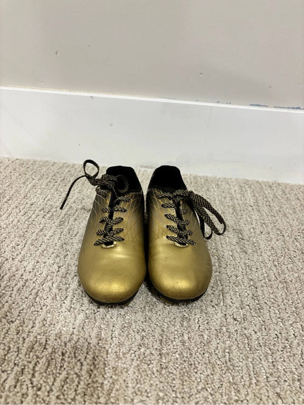DSG Gold and Black Kids Soccer Cleats